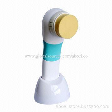 Rechargeable Face Brush Cleansing System with Sponge
